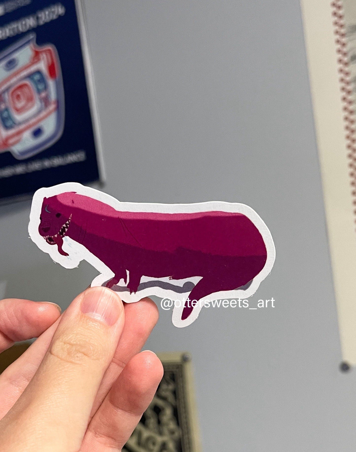 "Demon Otter" Sticker